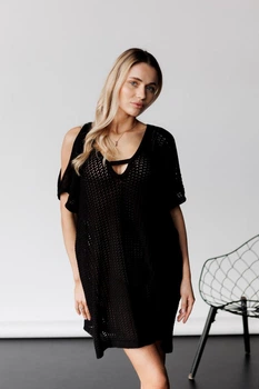 В'язана туніка Тренд ART KNIT чорна, S-M 044550