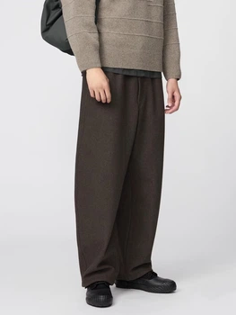 Штани чоловічі Uniqlo 486169811 XL Коричневі (1159857701)