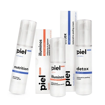 Комплекс Piel cosmetics Коррекция гиперпигментации зимой 3 шт Крем пилинг и сыворотка