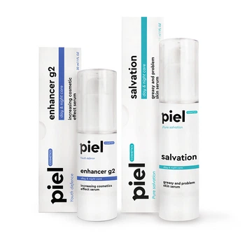 Комплекс Piel cosmetics Сыворотка для проблемной кожи от прыщей и акне Pure Salvation Piel 30мл+50мл