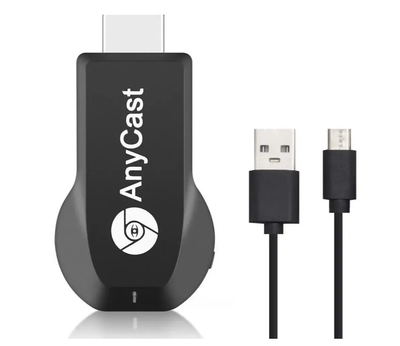 Беспроводной приемник для трансляции экрана AnyCast M9 Plus ∙ Медиаплеер беспроводной AnyCast M9 Wi-Fi для ТВ для трансляции с телефона 57174/00