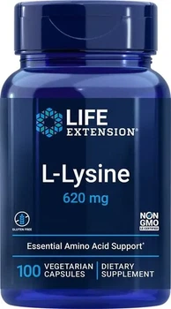 Lizyna Life Extension L-Lysine 620 mg 100 kapsułek (737870167815)