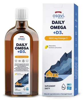 Омега-3 Osavi Daily Omega + D3 1600 мг рідина 250 мл (5904139922934)
