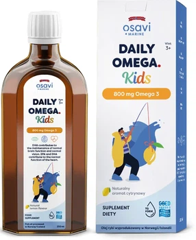 Омега-3 для дітей Osavi Daily Omega Kids 800 мг рідина 250 мл (5904139922958)