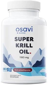 Омега-3 Osavi Super Krill Oil 1180 мг 120 капсул (5904139923696)