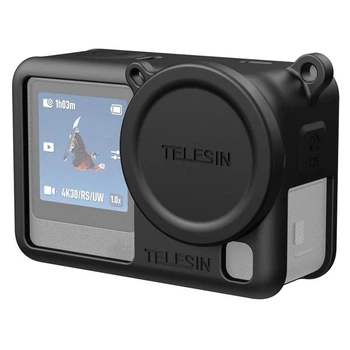 Чехол защитный силиконовый TELESIN S6-PTC-11 для DJI OSMO Action 6 кейс бампер (черный) (70255)
