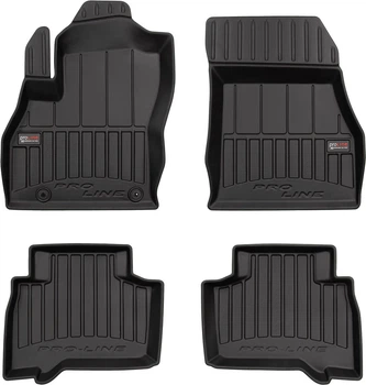 Автомобільні килимки поліки в салон Frogum 3D для Chevrolet Trax 1 12- Шевроле Тракс чорні SO0789-1