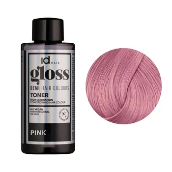 Деміперманентна фарба для волосся IdHair Gloss Toner Pink 75 мл