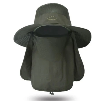 Шляпа с защитой шеи и лица от солнца Sams Fish 58-60 см (SF24291) Хаки