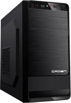 Корпус Crown CMC-410, 450W, MicroATX/Mini-ITX, 2хUSB 2.0, 185х380х355 мм (СМС-410 CM-PS450office)