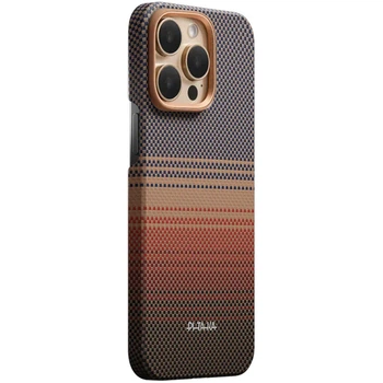 Чохол PC PITAKA with Magnetic Safe на Apple iPhone 15 Pro (6.1") Sunset