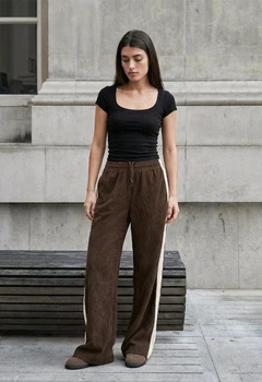 Жіночі спортивні штани Стаф коричневі Staff re brown M (387044)