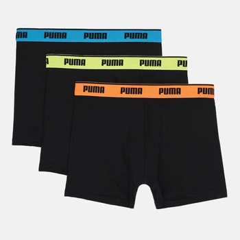 Набор трусов боксеров мужских хлопковых Puma 94713004 L 3 шт Черный/Разноцветный (8720245964722)