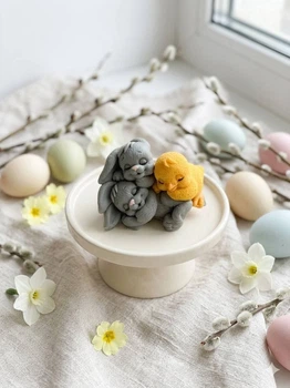 Шоколадні фігурки для декору пасок до Великодня Chocolina ручної роботи