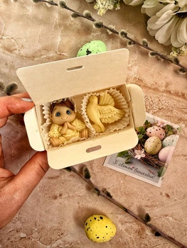 Подарочный набор шоколадных конфет к Пасхе Chocolina ручной работы