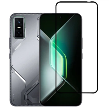 Защитное стекло TDG 9D для Infinix GT 30 Pro (X6873) полная проклейка черный