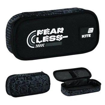 Пенал для мальчика Kite Fearless K26-662-4 черный