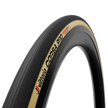 Велосипедная покрышка бескамерная 28 дюймов бежевая Vittoria Corsa Pro (VT11A00389)