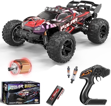 Радиоуправляемая машинка 1:10 4WD HS10421 до 45 км/ч мощный внедорожник RC авто большие колеса