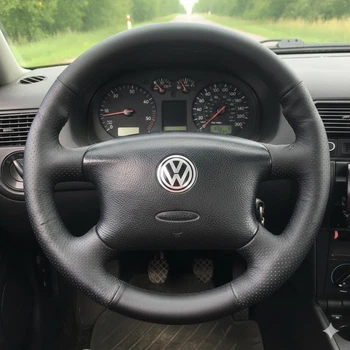 Чохол на кермо Skoda Octavia I Tour/VW Passat B5/Golf 4 1996-2005 (шкіра/перфорація) №52