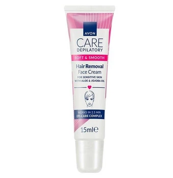 Крем для видалення волосся на обличчі Avon, депілятор з алое віра, Skin So Soft, Avon Works, 15 мл