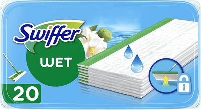 Влажные салфетки к швабре Swiffer с ароматом цветов, 20 шт
