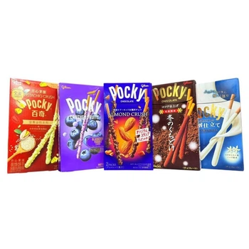 Японські палички в глазурі Glico Pocky Mix5 232,4 грам (набір 5 смаків)