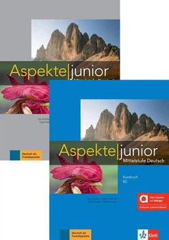 Комплект німецька мова Аspekte junior. Mittelstufe Deutsch. Kursbuch B2 - підручник+робочий зошит