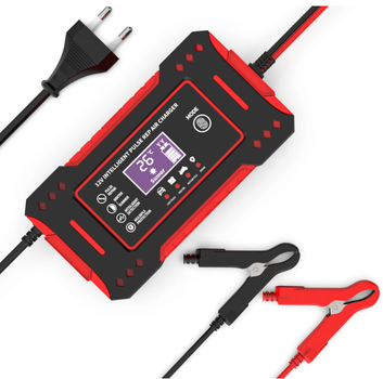 Зарядное устройство для аккумуляторов 12V 6A импульсное с LCD для AGM GEL EFB с функцией восстановления