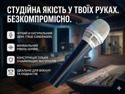 Вокальный конденсаторный микрофон MIPRO MM-89