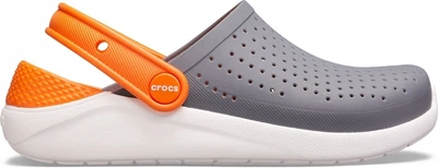Сабо Crocs Kids LiteRide Clog Charcoal / White - С13 (30) Стопа18,9-19,6см