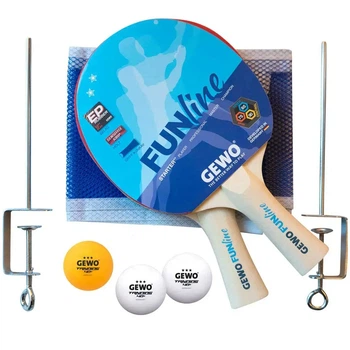 Набор для настольного тенниса Gewo Free Time 2 Bats 3 Balls + сетка Red/Black (1073-931305)