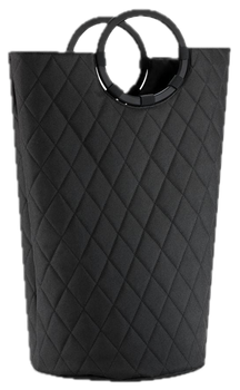 Kosz na pranie Rhombus Loophome M Frame 30 L Czarny RVS7071 (4012013734700)