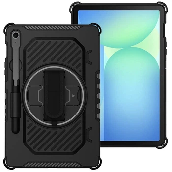 Противоударный чехол Carbon Capsule с подставкой 360° для Samsung Galaxy Tab S10 FE 10.9" (5G SM-X526 / Wi-Fi SM-X520)