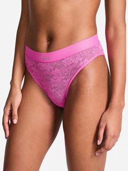 Трусики бразиліана жіночі Victoria's Secret 27011757 L Рожеві (283789979584)