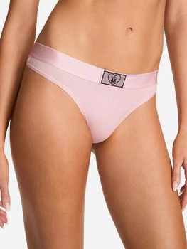 Трусики-танга жіночі бавовняні Victoria's Secret 27220304 XL Рожеві (293779542275)