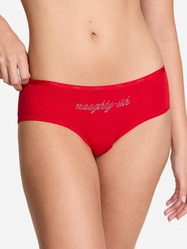 Трусики хіпстери жіночі бавовняні Victoria's Secret 27170279 XS Червоні (28788933841)