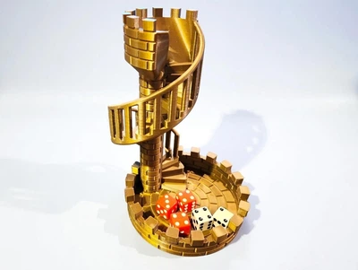 Dice Tower в виде замка Золотая