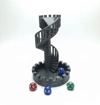 Dice Tower в виде замка Серебряная