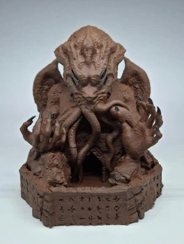 Вежа для ігрових кісток настільної гри Dark Lord Cthulhu Коричнева