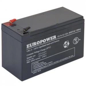 Akumulator AGM EuroPower EP 12V 9Ah VRLA T2 (EV9-12T2)