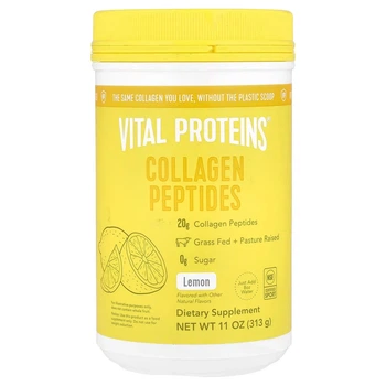 Пептиди колагену, Collagen Peptides, Vital Proteins, лимон, порошок, 313 г