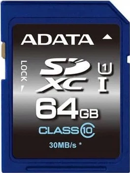 Карта пам'яті microSDHC Adata Premier 64GB (ASDX64GUICL10-R)