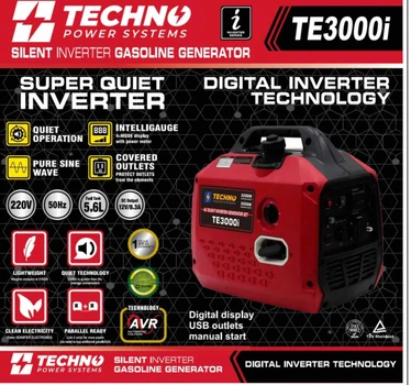 Инверторный генератор Techno TE3000I 2.2кВт