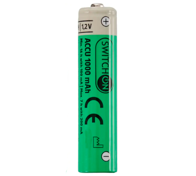 Аккумуляторная батарейка Ni-Mh 1000mAh SwitchOn формата AAA (Micro)