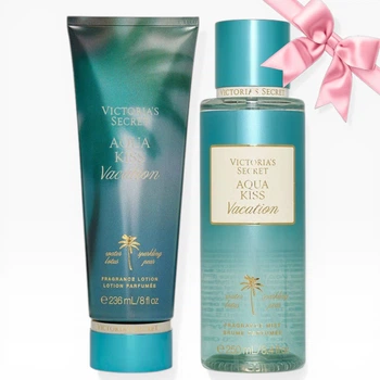 Набір Victoria's Secret Aqua Kiss Vacation Fragrance Mist + Lotion (204/210)
