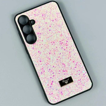 Накладка Bling Grainy Diamond Separate Camera Xiaomi Redmi Note 9S/Redmi Note 9 Pro (Рожевий)