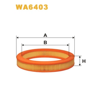 Фильтр воздушный WIX FILTERS Seat Arosa, Cordoba II, Ibiza III, Volkswagen Lupo, Polo III (WA6692)