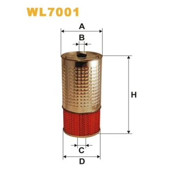 Фильтр масла WIX FILTERS Evobus (Mercedes Bus/Setra) O 309, Mercedes 2T, 3T, 4T, 5T, Aebi Tp/Trans (WL7001)