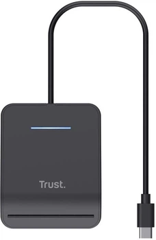 Зчитувач чіп-карт Trust Primo Smartcard Reader Black (8713439260618)